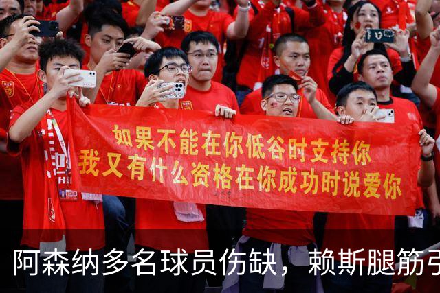 阿森纳多名球员伤缺，赖斯腿筋引担忧，有意追逐布莱顿锋线小将